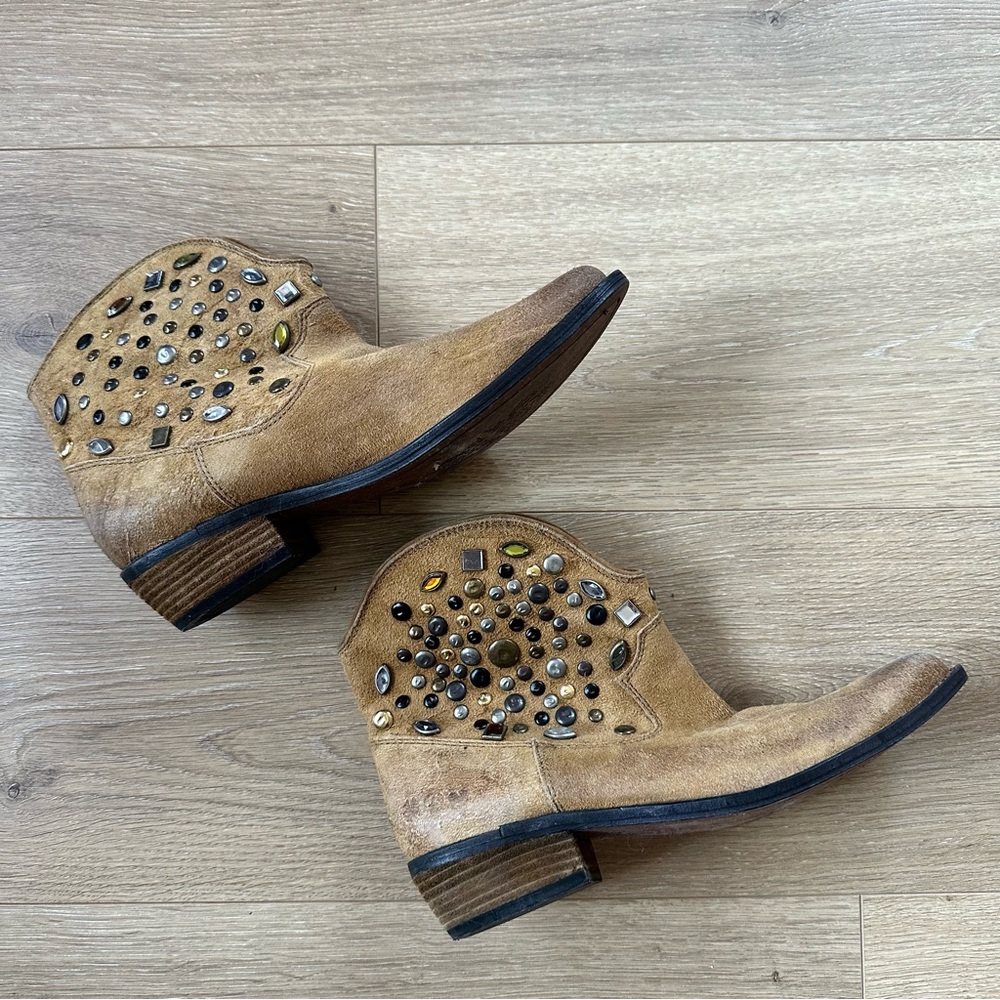 LUCKY BRAND leather ankle boots